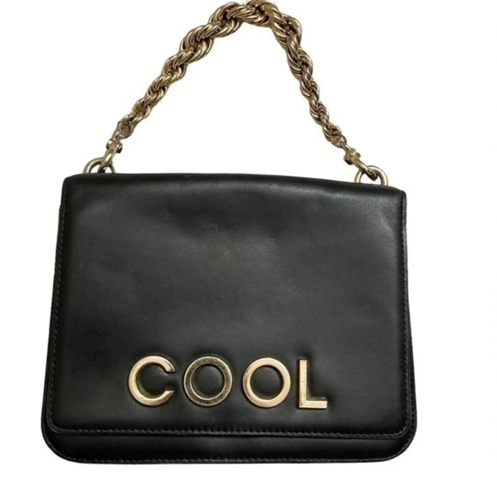 Michael kors black leather shoulder bag “cool”
